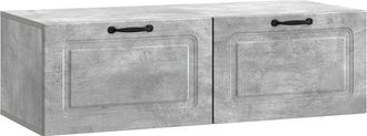 vidaXL Mueble Para Tv De Pared Gris Hormig&oacute;n 98 X 41 X 30 Cm Vidaxl