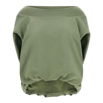 Dries Van Noten Hamels Sweatshirt - female - Dries Van Noten - Sweatshirts - Green - XS - Sweatshirts & Hoodies