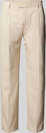 Mc Neal Regular Fit Anzughose mit Eingrifftaschen in Beige, Gr&ouml;&szlig;e 106