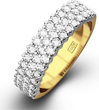 The Diamond Store JASMINE 18K Gold Diamond ETERNITY RING 1.00CT G/VS