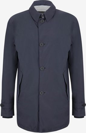 Herno Parka mit Hemdkragen