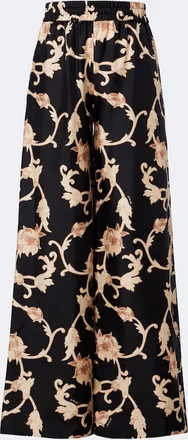La DoubleJ Buttercup printed silk palazzo pants
