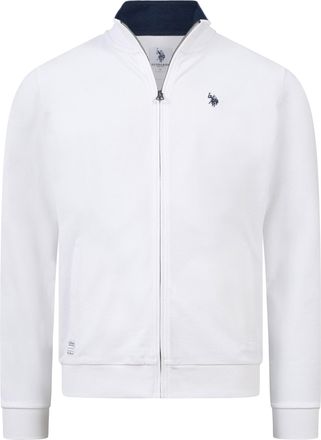 U.S.Polo Association heren sweatjack met opstaande kraag