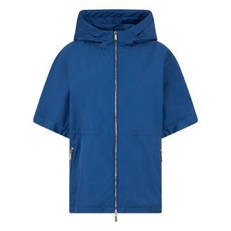Moorer Light Jackets, female, Blue, Size: XS Mantle-style Jacket