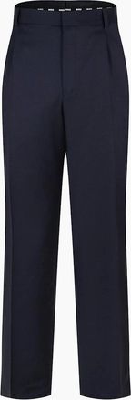 HUGO BOSS Mens Straight Trousers H - Navy - Size: 38L 48l