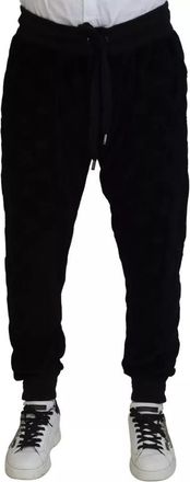 Dolce & Gabbana Black Cotton Skinny Jogger SweatMens Mens Pants (Pre-Owned)