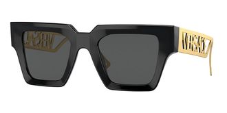 Versace VE4431F Asian Fit GB1/87 Womens Sunglasses Black Size 50