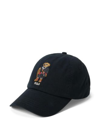 Polo Ralph Lauren Polo Bear-embroidered baseball cap - men - Cotton - One Size - Black