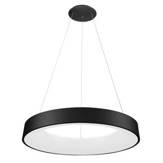 Netlighting Modern LED Hanging Pendant Black Warm White 3000K 4400lm
