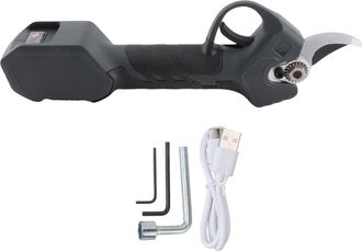 OEM Tijeras De Podar El&eacute;ctricas Recargables, Potentes, Compactas, Inal&aacute;mbricas, Para Flores Y Ramas, Color Negro