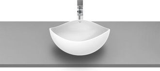 Roca Roca - Lavabo De Fineceramic De Sobre Encimera Ohtake Color: Blanco