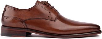 Simon Carter Mens Warren Derby Shoes - Tan Leather - Size UK 7