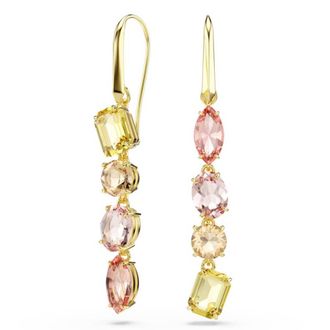 Swarovski Gema Asymmetrical Gold-Tone Plated Earrings