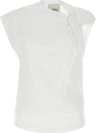 Isabel Marant Isabel Marant Womens White Cotton Nayda T-shirt - Size X-Small
