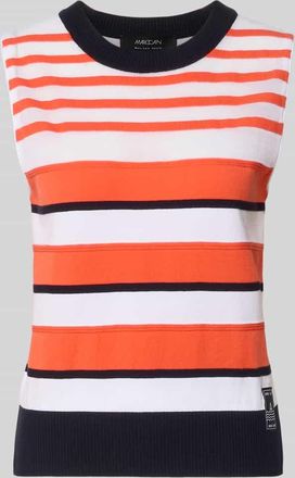 Marc Cain Pullunder aus Lyocell-Mix im Allover-Look in Koralle, Gr&ouml;&szlig;e 34