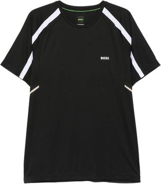 HUGO BOSS Logo-print Panelled T-shirt