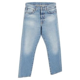 Acne Studios 1996 Washed Regular-Fit Jeans in Blue Cotton