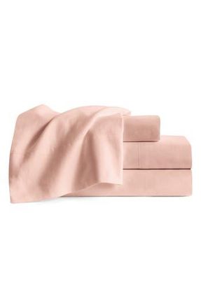 DKNY Solid 300 Thread Count Sateen Duvet Cover & Shams Set in Rose Smoke at Nordstrom Rack, Size Full/queen