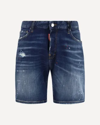 Dsquared2 Distressed Denim Shorts Male 44