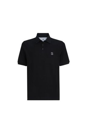 Brunello Cucinelli Piqu&eacute; polo shirt in Black at Nordstrom, Size Xxx-Large Eu