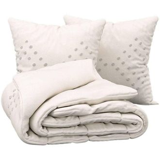 Atmosphera Juego De Cama De &laquo;tufting&raquo; De Algod&oacute;n Lavado - Marfil 240 X 220 Cm - Atmosphera Cr&eacute;ateur DInt&eacute;rieur