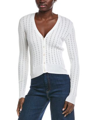 Autumn Cashmere Pointelle Cardigan