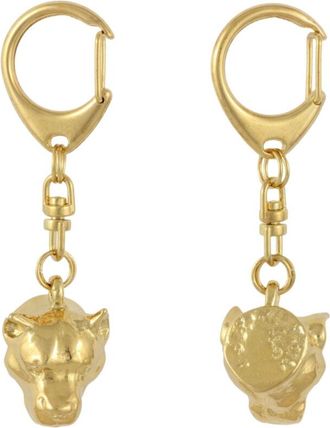 OEM American Staffordshire Terrier, Amstaff, Amstaf: Llavero De Perro Chapado En Oro, Decoraci&oacute;n De Bolsos, Accesorio De Lujo De Art-dog