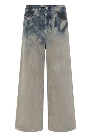 Diesel Grey Loose High Rise Jeans