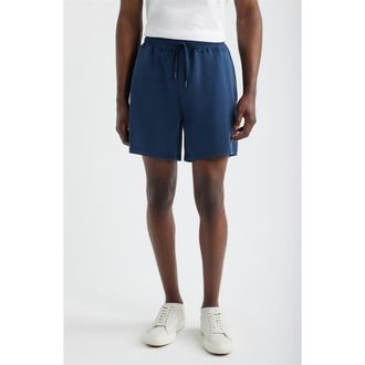 Tommy John Luxe Traveler Knit Shorts in Dress Blues at Nordstrom, Size Xx-Large