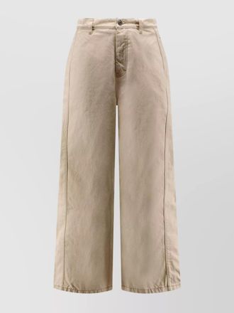 Ami denim wide-leg jeans