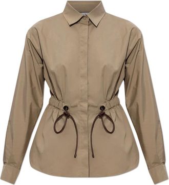Max Mara Shirts, female, Brown, Size: 3XS Tazzina Shirt