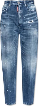 Dsquared2 Jeans 80s - Dames - Loose Fit Jeans - Blauw - XS - Katoen - Jeans