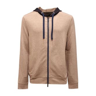 Gaudì Zip-throughs, male, Beige, L, Full-Zip Sweatshirt