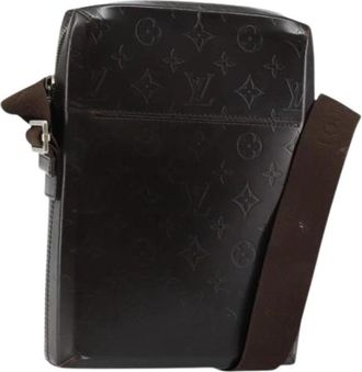 Louis Vuitton Pre-owned Vintage Cross Body Bag - Dames - Vintage Schoudertas - Bruin - ONE Size - Leer - Vintage