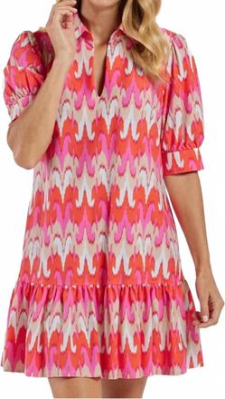 Jude Connally Womens Tierney Dress In Peony