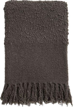 Pom Pom at Home Murphy Oversize Bouclé Throw Blanket in Midnight at Nordstrom