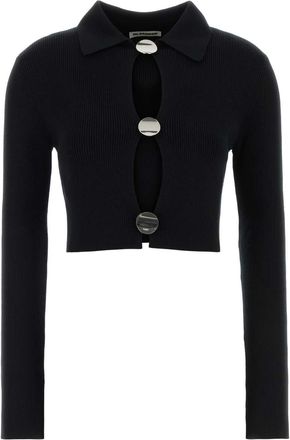 Jil Sander Black Wool Cardigan