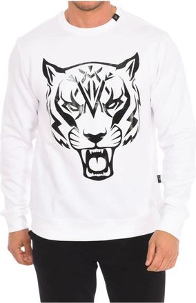 Plein Sport Hombre, Sudaderas, Blanco, Talla: M