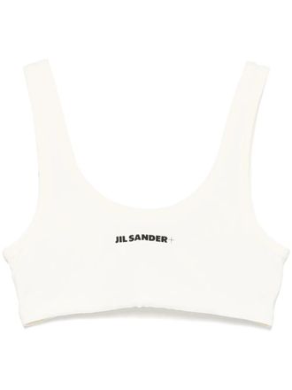 Jil Sander fast dry jersey sports bra - Neutrals