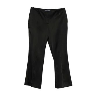 Ermanno Scervino Pantaloni Sartoriali Svasati - - Trousers - Donna - Nero - S