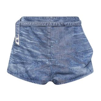 Diesel Denim Shorts, female, Blue, Size: W28 Denim Shorts
