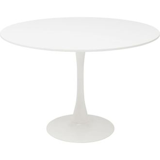 Kare Design Mesa mdf redonda blanco &oslash;110cm