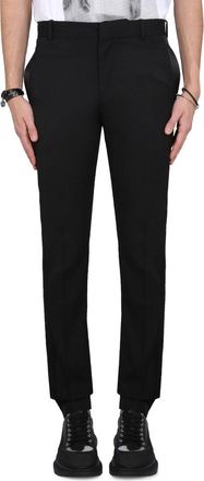 Alexander McQueen Wool Suit Pants-Uomo