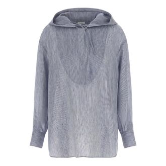 Brunello Cucinelli Mujer, Sudaderas, Azul, Talla: L