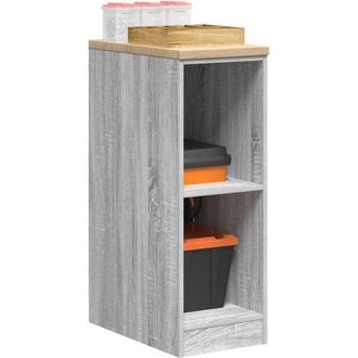 vidaXL Vidaxl - Armadietto da Garage Grigio Sonoma 30x51x85 cm