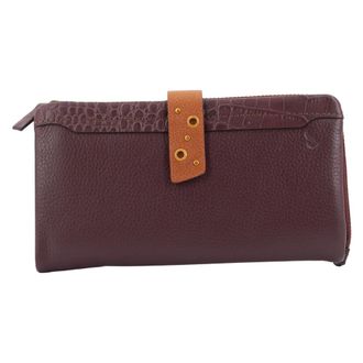 Abbacino Aida Kaarthouder - Dames - Portefeuilles - Bruin - ONE Size - Leer - Accessoires