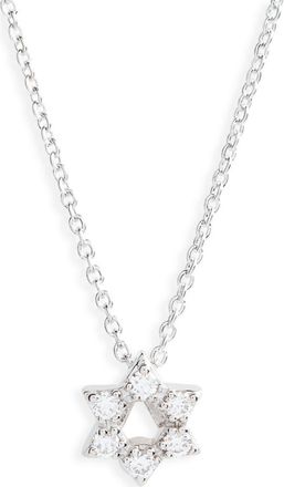 Roberto Coin Star of David Pendant in White at Nordstrom, Size 16 In