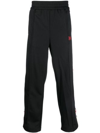 Palm Angels Pantaloni sportivi con ricamo - Nero