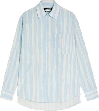 Jacquemus La Chemise Camargue Striped Cotton Shirt - Multicoloured 1 - 52 (IT52 / XL)