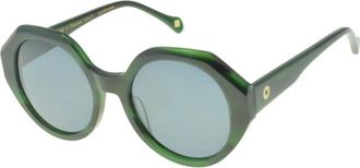 Ines De La Fressange Ornella Solaires Acetate - Dames - Zonnebrillen - Groen - ONE Size - Accessoires
